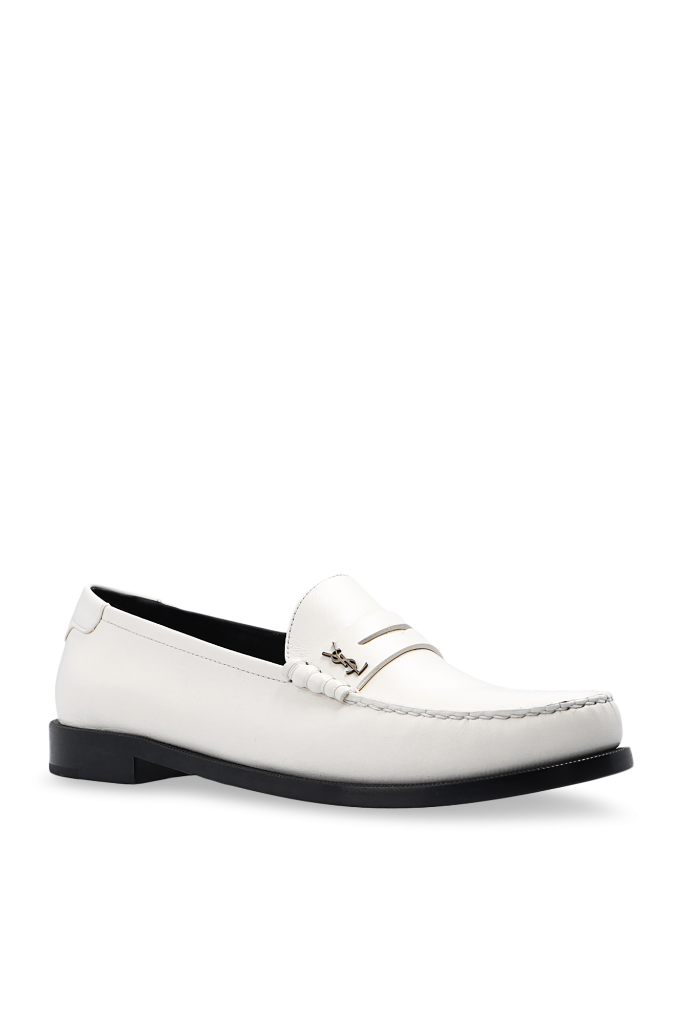 【関税&送料込】Saint Laurent Laurent 05 Leather Loafers SAINT LAURENT Laurent leather loafers | NET-A-PORTER